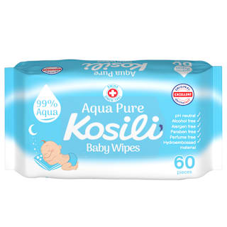 Aqua Pure vlažne maramice, 99% voda Kosili
