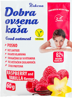 Ovsena kaša - malina i vanila Dobra ovsena kaša