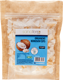 ORGANSKI KOKOSOV ČIPS sanaterra