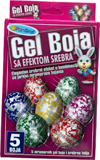 Gel boja s efektom srebra Dekoracije