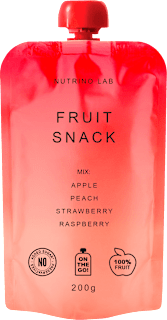 Voćni snack – jabuka, breskva, jagoda i malina Nutrino Lab