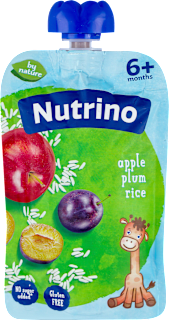 Voćni pire - jabuka, šljiva i pirinač, od 6. meseca Nutrino