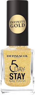 lak na nehty 5 Day Stay Infinity 63 Gold Dermacol