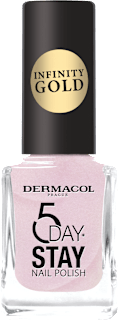 lak na nehty 5 Day Stay Infinity Gold 64 Pearl Dermacol