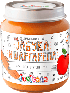 Dečija kašica - jabuka i šargarepa, od 4. meseca juvitana