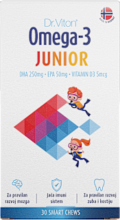 Omega 3 junior tablete za žvakanje Dr. Viton