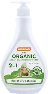 ORGANIC 2in1 - kupka i šampon za bebe nevena