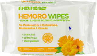 HEMORO WIPES vlažni toalet papir nevena