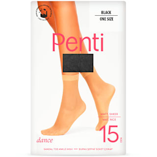 Фини дамски чорапи dance, черен цвят, 15 DEN Penti