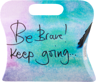 Ukrasna kesa mala - Be Brave! Keep going ... K&P