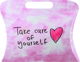 Ukrasna poklon kesa srednja - Take care of yourself K&P
