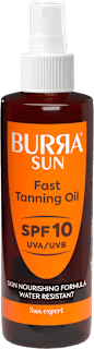 SUN Fast Tanning Olil - ulje za brzo tamnjenje i zaštitu od sunca, SPF10 BURRA