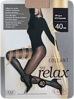 COLLANT sjaj relax 40 DEN hulahopke u boji kože - veličina: 3 Gerbi