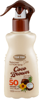 Sun Coco Brown losion za zaštitu od sunca, u spreju, SPF 50 TOP TEN