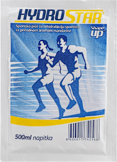 Shape UP prašak za pripremu napitka za rehidrataciju sportista - aroma mandarine HYDROSTAR