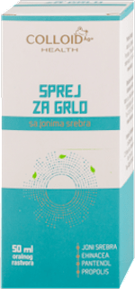 SPREJ ZA GRLO - sa jonima srebra COLLOID