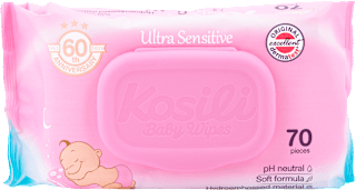 Ultra Sensitive  vlažne maramice - roze Kosili