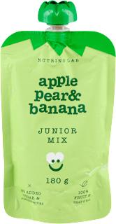 JUNIOR MIX voćna kaša - jabuka, kruška i banana Nutrino Lab