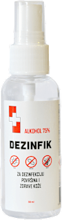 Alkohol 75% , sprej Dezinfik