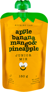 JUNIOR MIX voćna kaša - jabuka, banana, mango i ananas Nutrino Lab