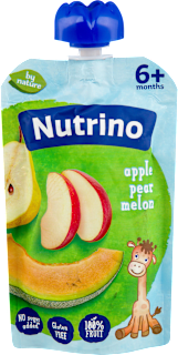 Voćni pire, jabuka, kruška i dinja, od 6. meseca Nutrino