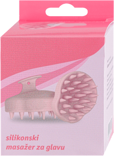 Silikonski masažer za glavu - roze Nexus