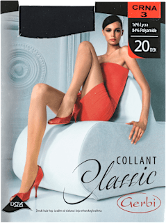 COLLANT Classic 20 DEN crne hulahopke - veličina 3 Gerbi