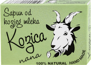 Čvrsti sapun za negu tela - kozje mleko i nana Kozica