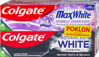 Advanced White Charcoal pasta za zube + Max white diamonds pasta za zube  Colgate