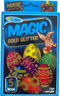 Magic Gold Glitter boja za jaja Dekoracije