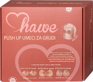 Push up umeci za grudi + vrećica za pranje hawe