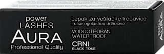 Power Lashes lepak za veštačke trepavice – crno AURA