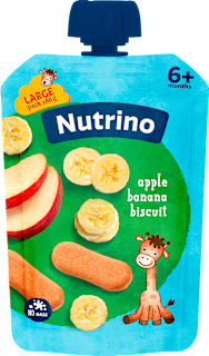Voćna kaša jabuke i banane sa keksom, od 6.meseca Nutrino