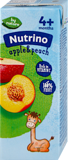 Voćni sok – jabuka i breskva, 4+ mjeseca Nutrino
