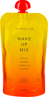 WAKE UP MIX pire - jabuka, pomorandža i šargarepa sa dodatim đumbirom Nutrino Lab