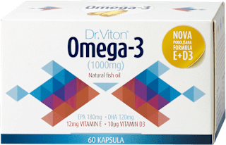 Omega-3 1000 mg prirodno riblje ulje Dr. Viton