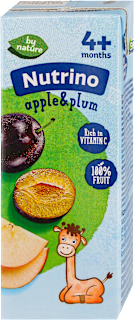 Voćni sok – jabuka i šljiva, 4+ mjeseca Nutrino