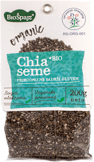 organic Chia seme BioŠpajz