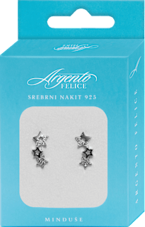 FELICE M3 minđuše - zvezde Argento FELICE