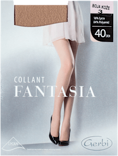 Fantasia hulahop 40 DEN boja kože, veličina 3 Gerbi