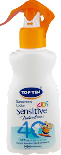 SENSITIVE dečiji losion za zaštitu od sunca u spreju, SPF 40 TOP TEN