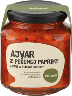 Ajvar z pečenej papriky  zdravo