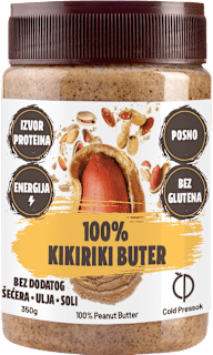 100% KIKIRIKI BUTER Cold Pressok