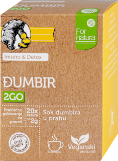 ĐUMBIR 2GO - sok od đumbira u prahu, 20x2g Fornatura
