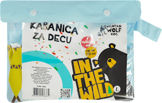 IN THE WILD ADVENTURE kišna kabanica za decu - plava, veličina: 110-125cm MOUNTAIN WOLF KIDS