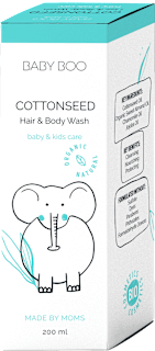 COTTONSEED kupka i šampon za bebe BABY BOO