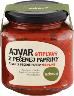 Ajvar z pečenej papriky štipľavý zdravo