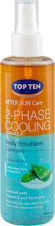 AFTER SUN Care- 2-PHASE sprej za negu kože nakon sunčnja, sa efektom hlađenja TOP TEN