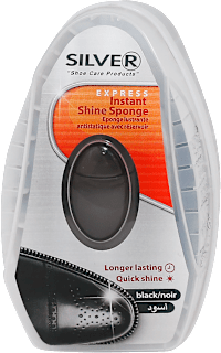 Express čisticí a samolešticí houbička s náplní silikonového oleje, černý Silver