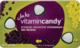 Vitaminske bombone s okusom grožđa  Jake